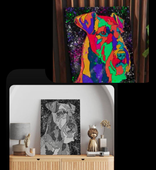 2 st Tavlor 80x120cm